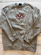 Vans Sweatshirt Youth Boy's Medium 10-12 New Star Checker Crew Fleece Crew