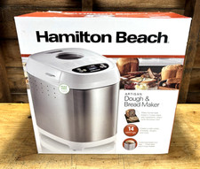 Hamilton Beach 29887 Artisan Dough & Bread Maker 14 Programmed Cycles - White