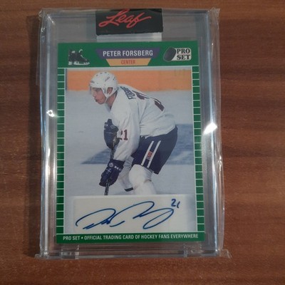 2020-21 Pro Set Memories '89 Autographs Green #A89PF1 Peter Forsberg /7
