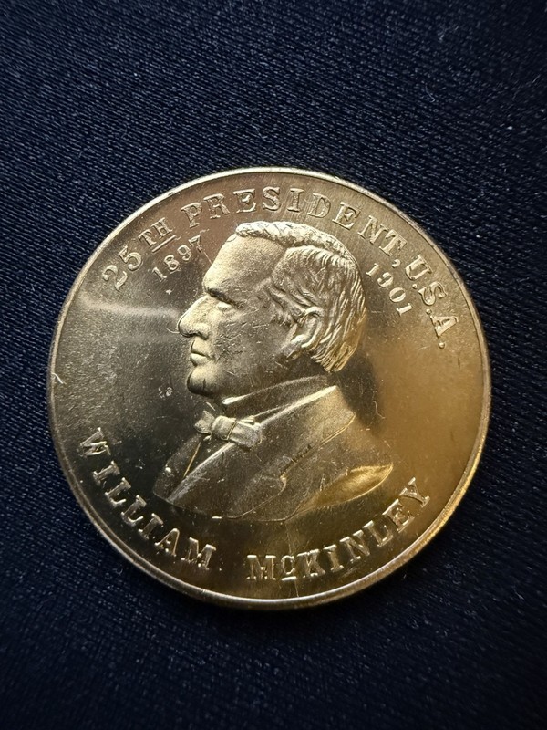 William McKinley 25th President Coin Medal Token - S192