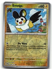 Emolga 069/167 SV06: Twilight Masquerade Common Reverse Holo Pokemon TCG NM