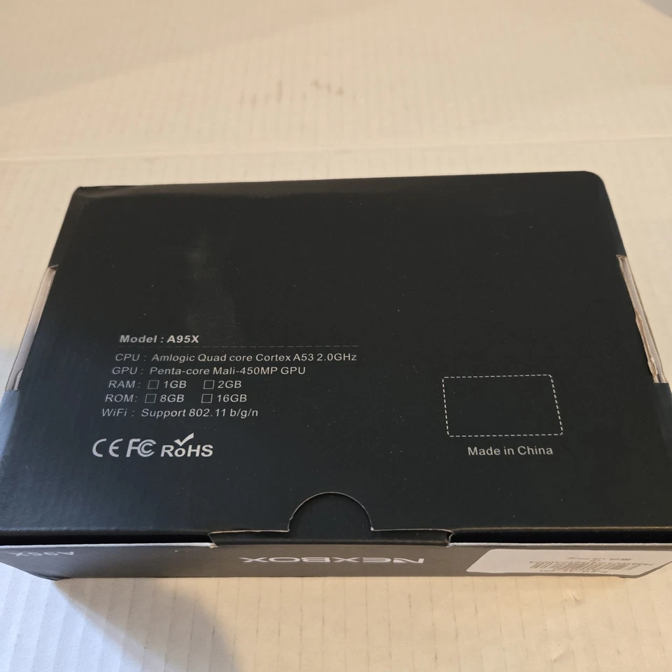 NEXBOX A95X TV BOX Wired Or WIFI Stream Android TV BOX 4k New Nos - Image 4 of 4