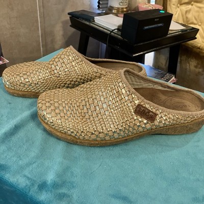 Taos Women's Primavera Mule Slide Size 42 US 11 Bronze /Tan Comfort Slip on Fall