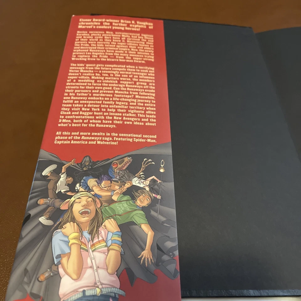 Runaways Volume 2 Hardcover Graphic Novel by Brian K Vaughan (2006, Marvel) NIP - Image 3 of 4