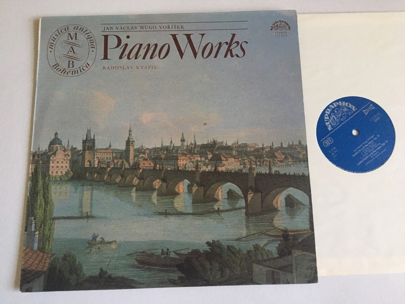 Classical Supraphon Vaclav VoriseK Lp Record    Piano Works Radoslav Kvapil