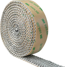 Stove Gasket Tape, Self Adhesive Flat Gasket for Woodstoves and Fireplaces, 1"