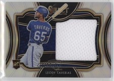 2021 Select Horizontal Rookie Jumbo Swatches Holo Prizm /150 Leody Taveras 0b0g