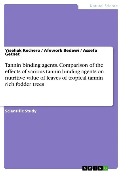 Yisehak Kechero (U. A.) | Tannin Binding Agents. Comparison Of The Effects Of...-image