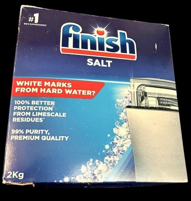 Finish Dishwasher Water Softener Salt 2kg 4.4lb limescale protection