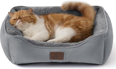BEDSURE Katzenbett waschbar Katzen Bettchen - 51x41cm Katzenkorb Indoor mit