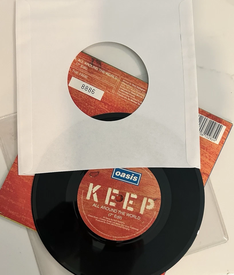 OASIS – ALL AROUND THE WORLD (7'' EDIT) [1998] 7’’ VINYL MINT CONDITION - Image 3 of 3