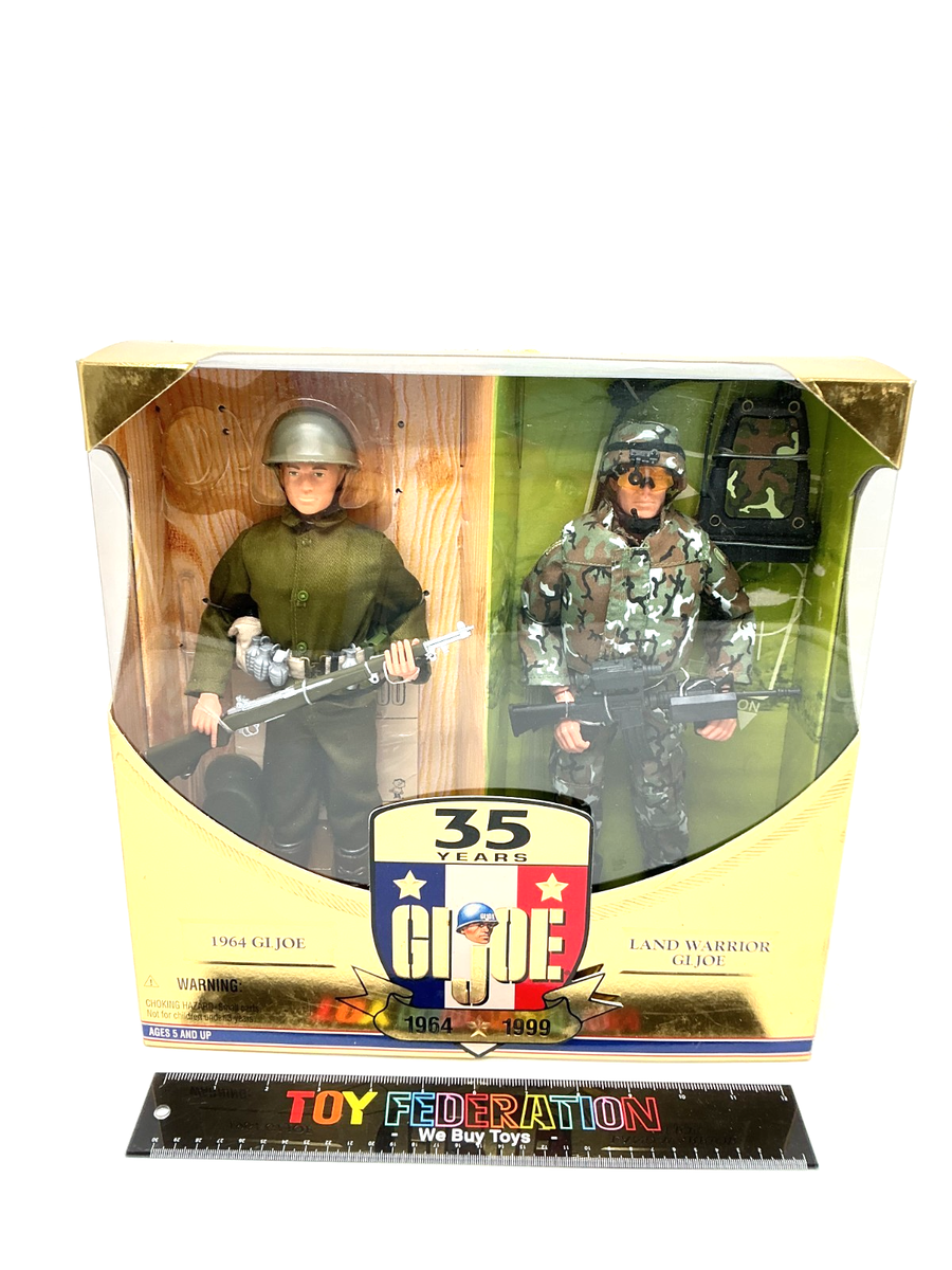Hasbro GI Joe 1964 JOE & 1999 LAND WARRIOR 35th Anniversary 12