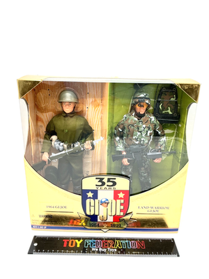 Hasbro GI Joe 1964 JOE & 1999 LAND WARRIOR 35th Anniversary 12
