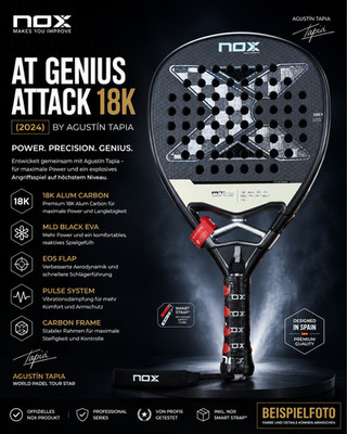 Nox AT Genius Attack 18K Padel Racket (2024)