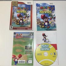 Mario Power Tennis (Nintendo Wii, 2004) CIB With Manuals/Nintendo Selects*TESTED