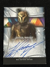 Katee Sackhoff Bo-Katan Kryze 2024 Topps Star Wars Masterwork AUTO Card #A-KS