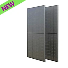 Qty 2 EcoFlow 400W Rigid Solar Panels All Black Waterproof High Efficiency New