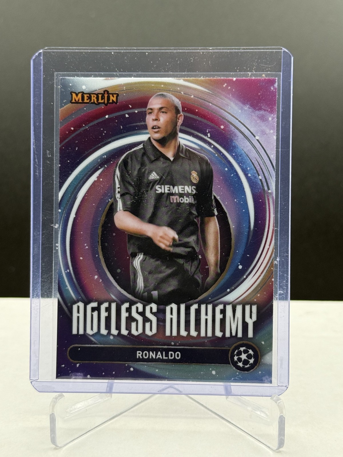 Ronaldo 2025 Topps Merlin Ageless Alchemy Insert Real Madrid C.F. #AA-19 view 1