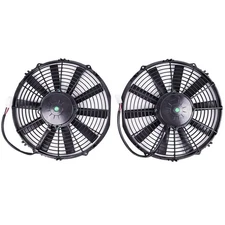 2PCS 12" Puller Fan 30101522 VA10-AP50/C-61A Replacement for SPAL 12V