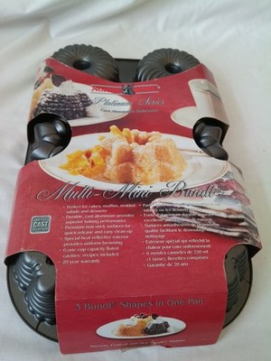 Nordic Ware Multi Mini Bundt 6 Tassen Kochgeschirr Kochtopf Schwer Guss USA