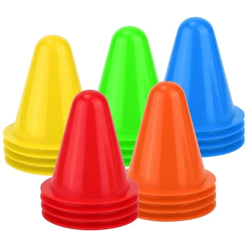 20pcs Soccer Cones, 3.15 Inch Mini Practice Cones Sports Cones Field Markers ... - Picture 1 of 7
