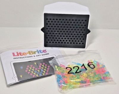 Lite-Brite Mini Light Peg Toy New Open Box Complete w/ Pegs & Instructions