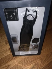 The Franklin Mint Diana The Peoples Princess Portrait Doll Outfit Black Dress