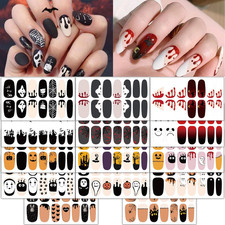 Envolturas de uñas pegatinas tiras de esmalte de uñas autoadhesivas envolturas completas con 2 piezas de uñas