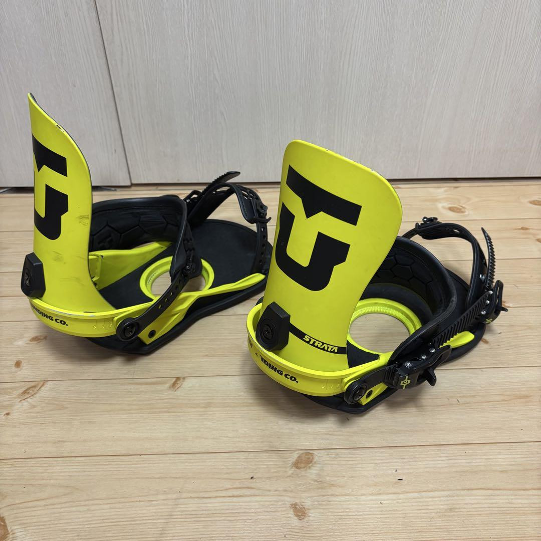 UNION STRATA 【size.L】ネオンイエロー Union Strata Snowboard Bindings Size L Neon Yellow