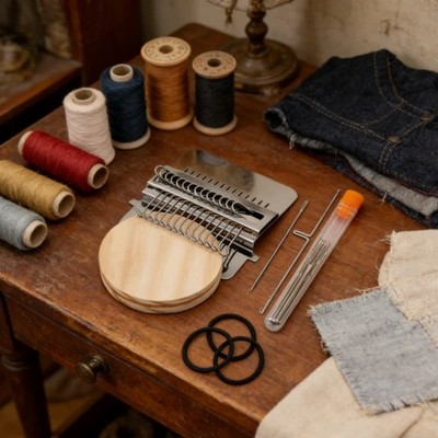 Loom Knitting Machine Knit Patch Kit Darning Loom Knitpatch Patchmaker Kit