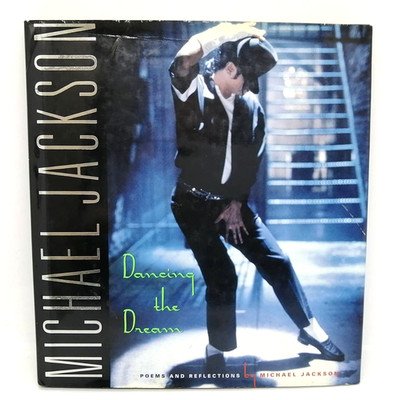 English Michael Jackson Dancing The Dream Hardcover 1st Ed. 1992 Vintage Used