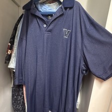 Nike Villanova Wildcats Blue Polo Shirt Size M