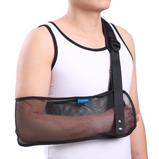 Arm Sling Shoulder Immobilizer Brace Rotator Cuff Injury Support Mesh