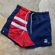 Vintage Tommy Hilfiger Sailing Gear Swim Trunks TH-044 Colorblock Men  s Medium