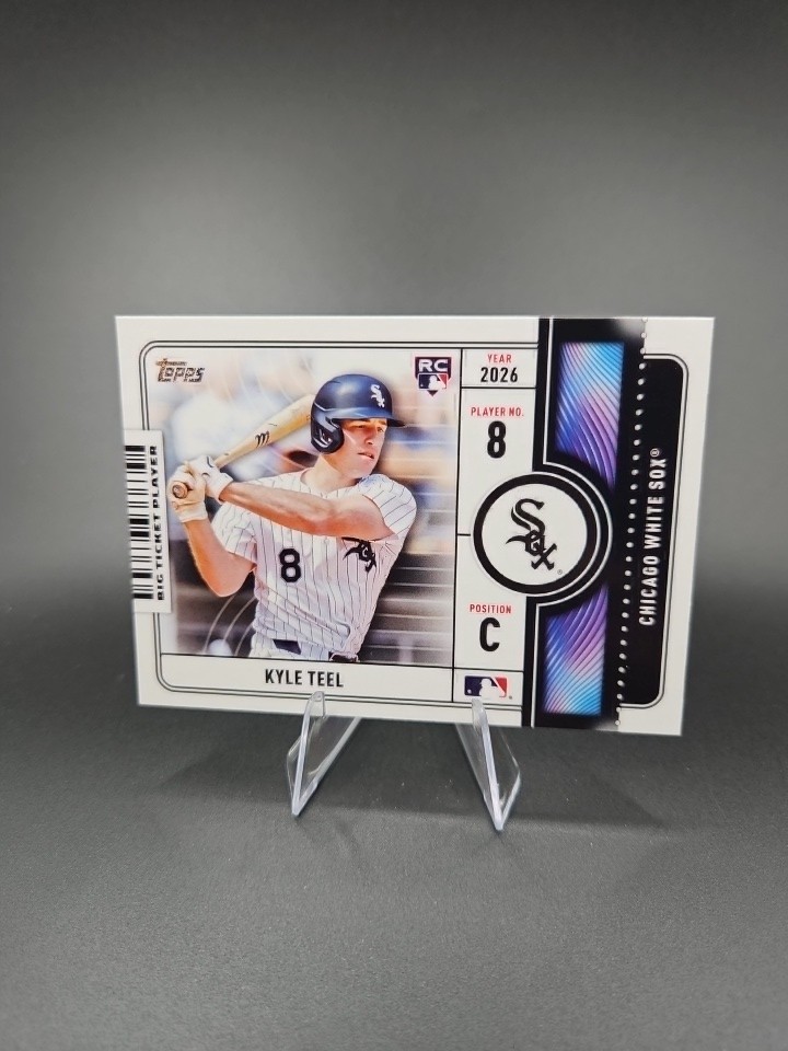 2026 Topps MLB Series 1 Big Ticket Player BTP-26 Kyle Teel White Sox RC