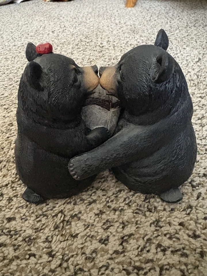 DW Love Bear Escultura Estatuilla Corazón Decoración Hogar San Valentín Foto 2 de 4