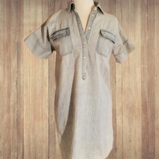 Chaps Ralph Lauren Tunic Denim Shirt Dress - Size M