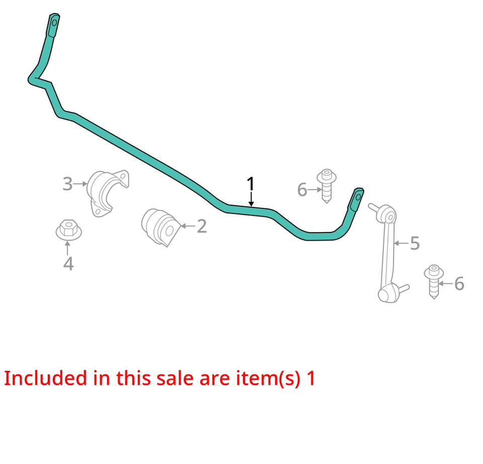 Barra estabilizadora traseira BMW M4 RWD 2015 FABRICANTE DE EQUIPAMENTO ORIGINAL 103K milhas - LKQ389463385 - Imagem 4 de 4