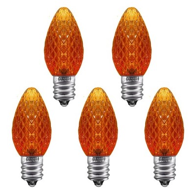 UL Listed Box of 25 C7 Led Replacement Bulbs,2 SMD LEDs in Each C7 Dimmable L...