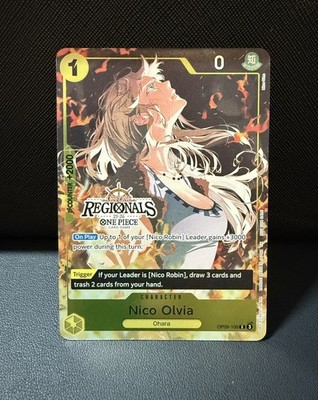 Nico Olvia (Offline Regional Participation Pack 2025) One Piece Cards NM