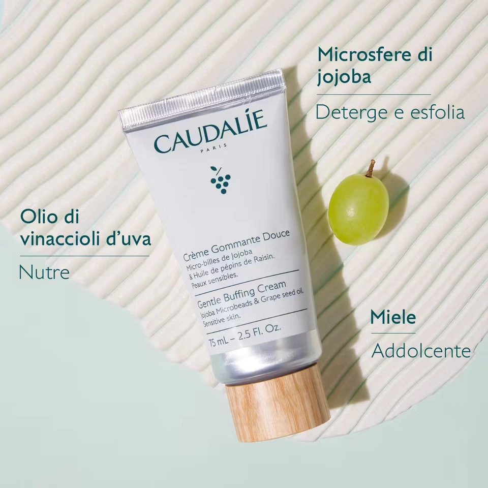 Caudalie Vinoclean Gentle Exfoliating Cream Jojoba Microsphere 75ml - Image 2 of 3