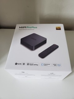 WiiM Pro Plus Music Streamer AirPlay 2 Hi Res Audio Multiroom Voice Remote