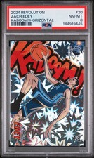 2024 PANINI REVOLUTION KABOOM! HOR #20 ZACH EDEY PSA 8