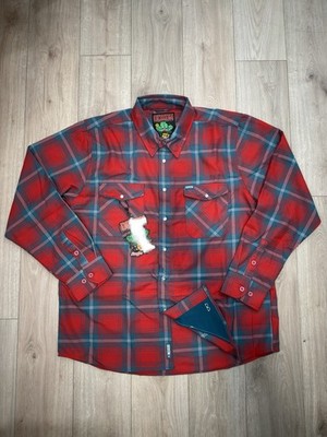 Dixxon Flannel Jingle Bells Holiday Limited Edition Flannel Shirt 2XL NWT