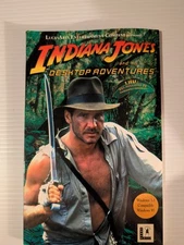 Indiana Jones and his Desktop Adventures Game for PC 3.5" Floppy Lucas Arts 1996