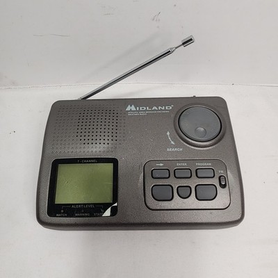MIDLAND 74-210 Weather/Hazard Alert Monitor S.AM.E. 7 Channel Radio - TESTED