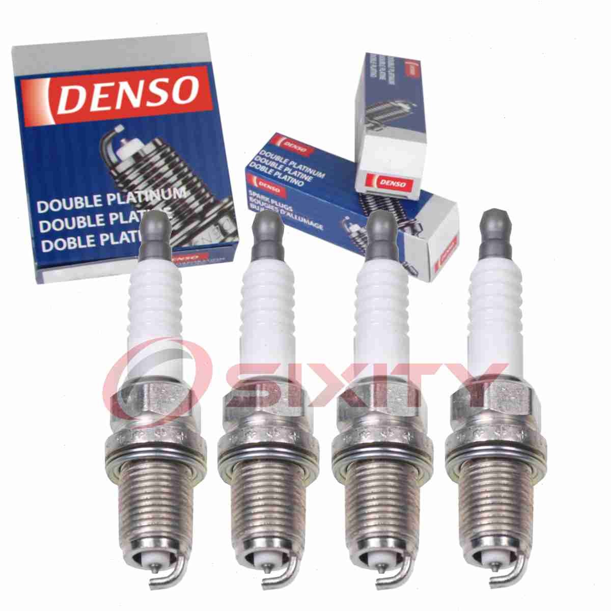4 pc Denso Platinum Long Life Spark Plugs for 2000 Nissan Xterra 2.4L L4 ji