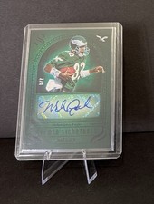 Mike Quick Fotl Black Panini Silhouette Philadelphia Eagles 2/3 Auto Rare