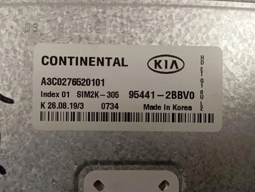 954412BBV0 Calculateur Boite Auto pour KIA NIRO (DE) Concept 2020 7257663 - Foto 2 di 5