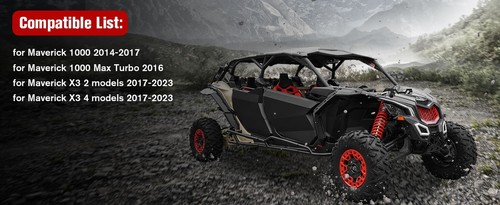 XXL Wide Fender Flares Mud Flap Guards for Can-Am Maverick X3 Max RS Turbo R RR - Bild 2 von 8